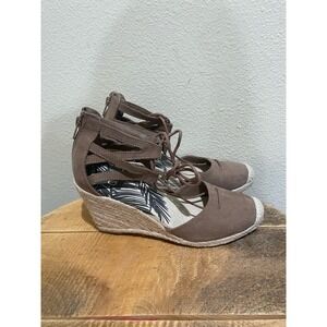 Dolce Vita Espadrille Wedge Sandals Size 8 Brown